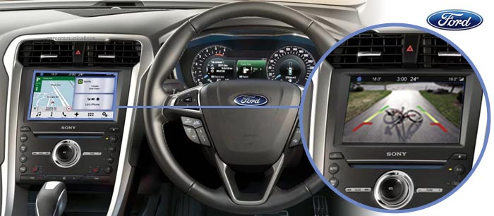 ford mondeo reversing camera screen